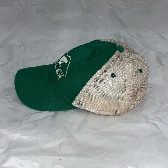 Ouray Crested Butte Angler Fly Fishing Green & Cream Trucker Hat - Picture 8 of 9